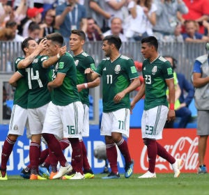 México celebra un gol México celebra un gol