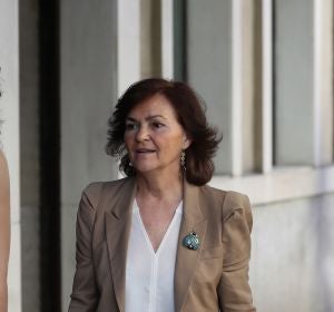 La vicepresidenta del Gobierno, Carmen Calvo La vicepresidenta del Gobierno, Carmen Calvo