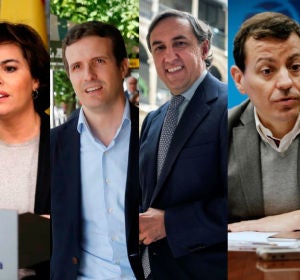 Candidatos para liderar el PP Candidatos para liderar el PP