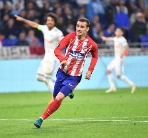 Griezmann, durante la final de la Europa League Griezmann, durante la final de la Europa League
