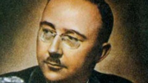 El jefe de la SS, Heinrich Himmler