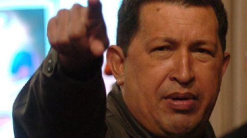 Hugo Ch&aacute;vez, presidente de Venezuela
