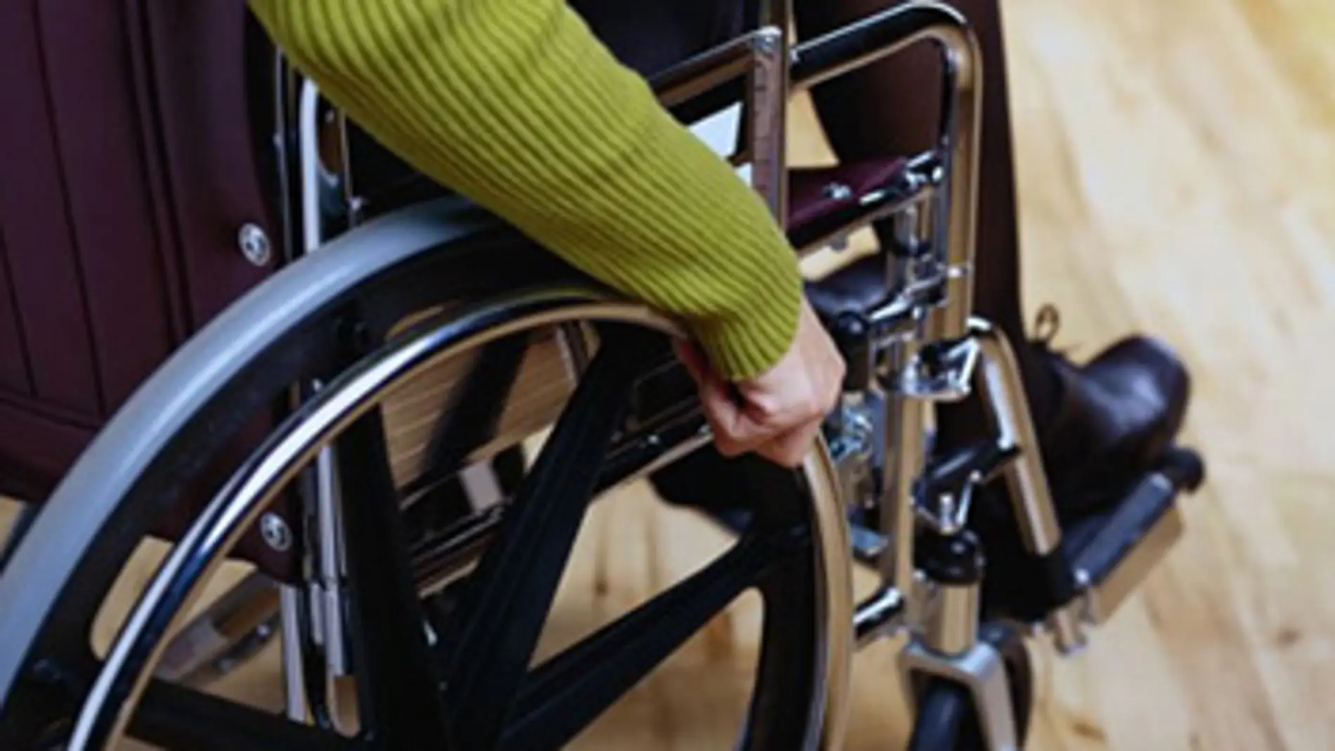 Silla de ruedas de un discapacitado