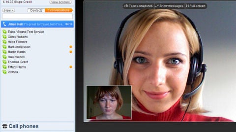 La v&iacute;deollamada de Skype en alta definici&oacute;n