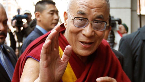 El l&iacute;der espiritual del T&iacute;bet, en EEUU