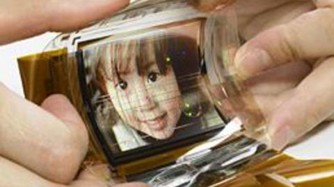 Pantalla flexible OLED de Sony