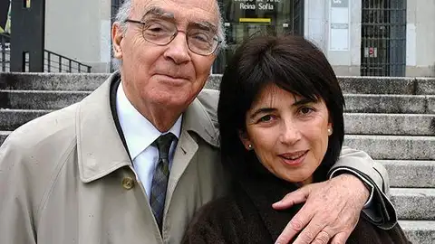 José Saramago con Pilar del Río José Saramago con Pilar del Río