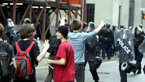 Disturbios en los exteriores de la cumbre del G20 Disturbios en los exteriores de la cumbre del G20