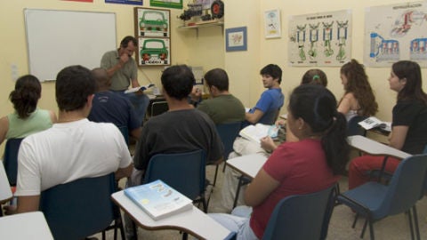 Clase te&oacute;rica de conducir