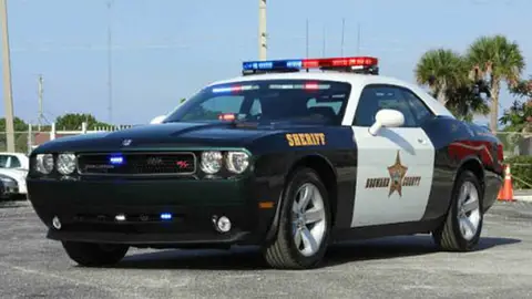 Un coche de Sheriff Un coche de Sheriff
