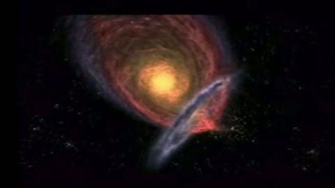 Los astr&oacute;nomos han comprobado que las galaxias chocan