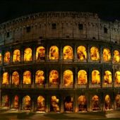 Efecto óptico en el Coliseo romano