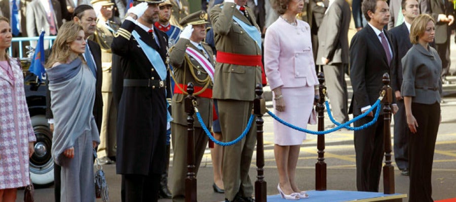 Momento del Desfile del día de la Hispanidad del año pasado Momento del Desfile del día de la Hispanidad del año pasado