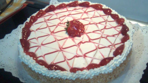 Mayte: Tarta de fresa y nata