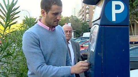 Un usuario de la zona azul