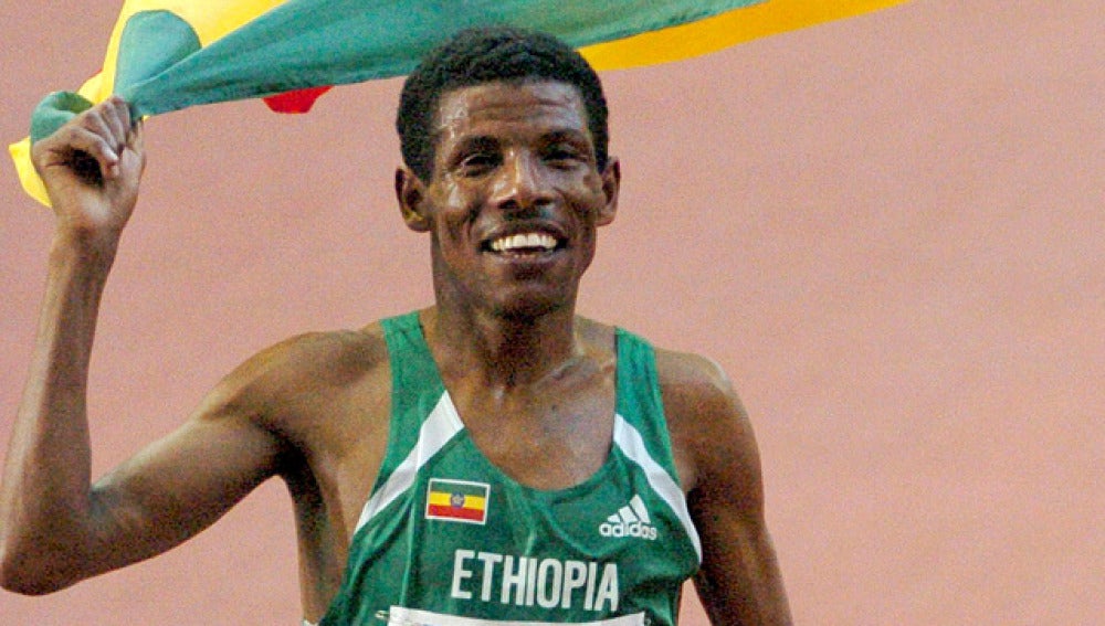 El atleta etíope Gebreselassie