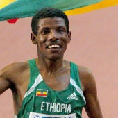 El atleta etíope Gebreselassie