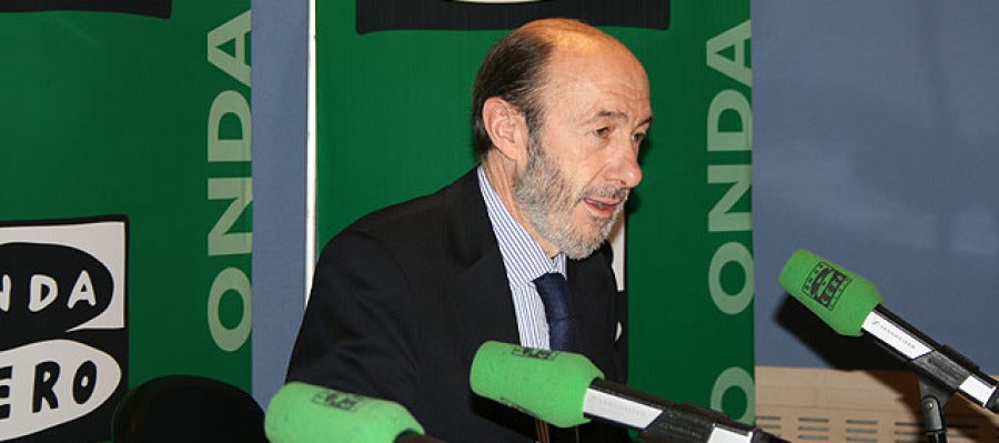 Alfredo Pérez Rubalcaba, en Onda Cero Alfredo Pérez Rubalcaba, en Onda Cero