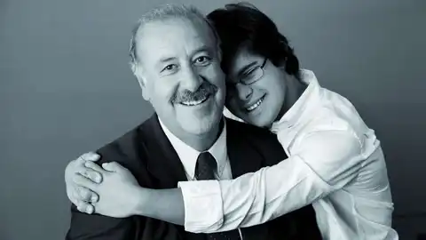 Vicente del Bosque y su hijo Vicente del Bosque y su hijo