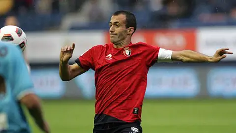 Patxi Puñal, jugador del Osasuna Patxi Puñal, jugador del Osasuna