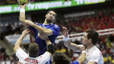 Nikola Karabatic, en el último europeo de balonmano Nikola Karabatic, en el último europeo de balonmano