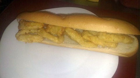Bocadillo de calamares