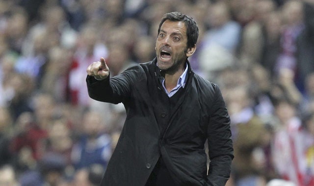 Quique Sánchez Flores: "Dembélé es un látigo, es muy rápido" Quique Sánchez Flores: "Dembélé es un látigo, es muy rápido"