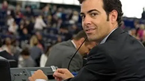 Pablo Zalba, en la Eurocámara Pablo Zalba, en la Eurocámara