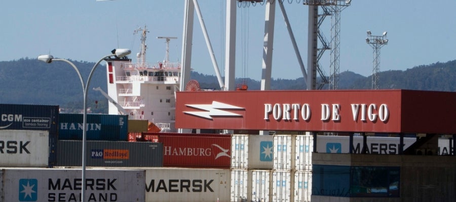 Mercancías en el puerto de Vigo Mercancías en el puerto de Vigo
