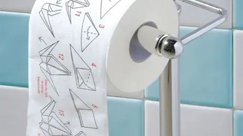 Aseos donde practicar la papiroflexia Aseos donde practicar la papiroflexia