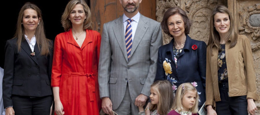 La Familia real casi al completo en Mallorca La Familia real casi al completo en Mallorca