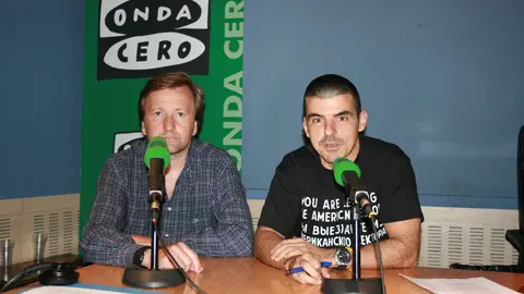 Luis Rendueles y Manuel Marlasca Responsables de la sección Territorio Negro en Julia en la onda
