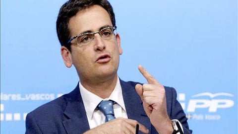 Antonio Basagoiti, presidente del PP vasco