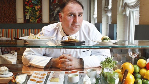 Jos&eacute; Andr&eacute;s en su restaurante de Washington