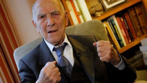 St&eacute;phane Hessel, autor de '&iexcl;Indignaos!'