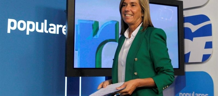 Ana Mato, en la sede del PP Ana Mato, en la sede del PP