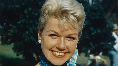 Doris Day durante una promoción de su disco Doris Day durante una promoción de su disco