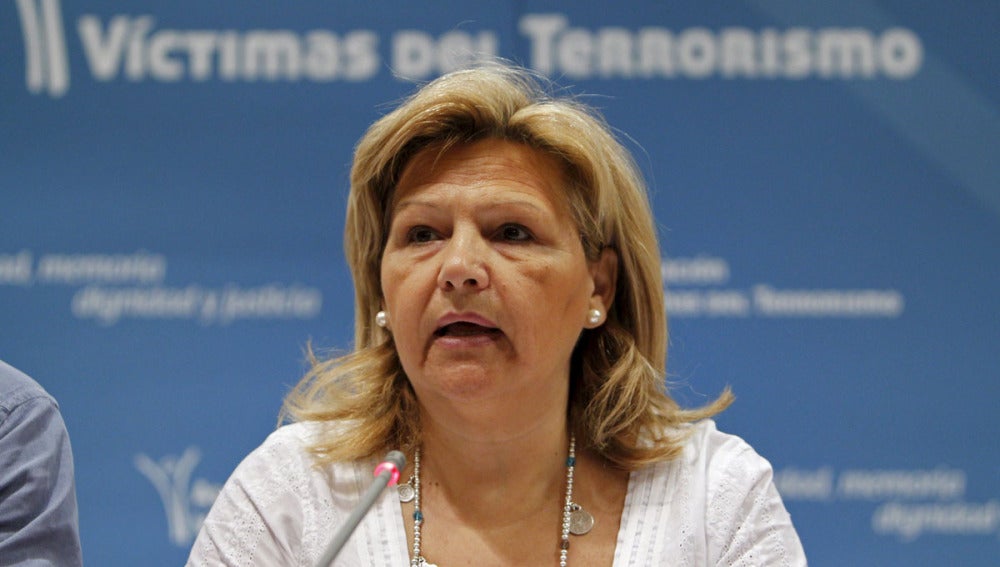 La presidenta de la Asociación de Víctimas del Terrorismo (AVT), Ángeles Pedraza