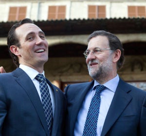 Rajoy junto a José Ramón Bauzá Rajoy junto a José Ramón Bauzá