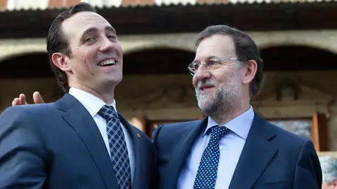 Rajoy junto a José Ramón Bauzá Rajoy junto a José Ramón Bauzá