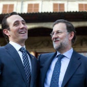 Rajoy junto a José Ramón Bauzá