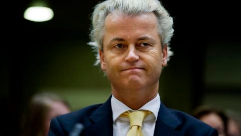 El l&iacute;der ultraderechista Geert Wilders 