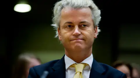 El líder ultraderechista Geert Wilders El líder ultraderechista Geert Wilders