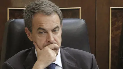 José Luis Rodríguez Zapatero, en la segunda jornada del debate José Luis Rodríguez Zapatero, en la segunda jornada del debate