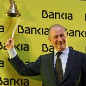 Rodrigo Rato en el debut de Bankia en la Bolsa
