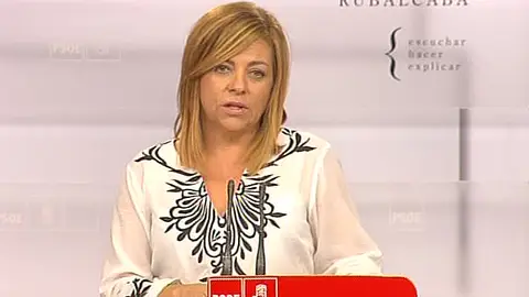 Elena Valenciano valora la dimisión de Camps Elena Valenciano valora la dimisión de Camps