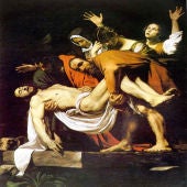 'El descendimiento' del pintor italiano Caravaggio.