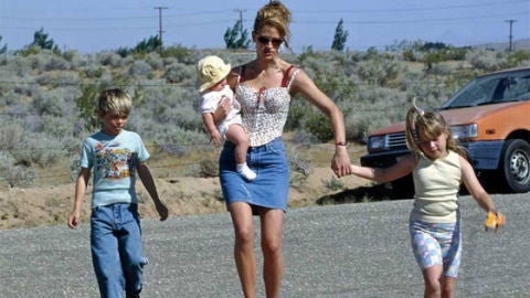Erin Brockovich, de paseo con sus hijos