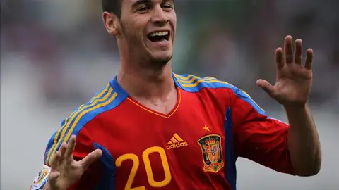 Álvaro Vázquez, delantero de la Sub-20 Álvaro Vázquez, delantero de la Sub-20