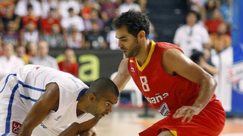 Calder&oacute;n, ante Tony Parker